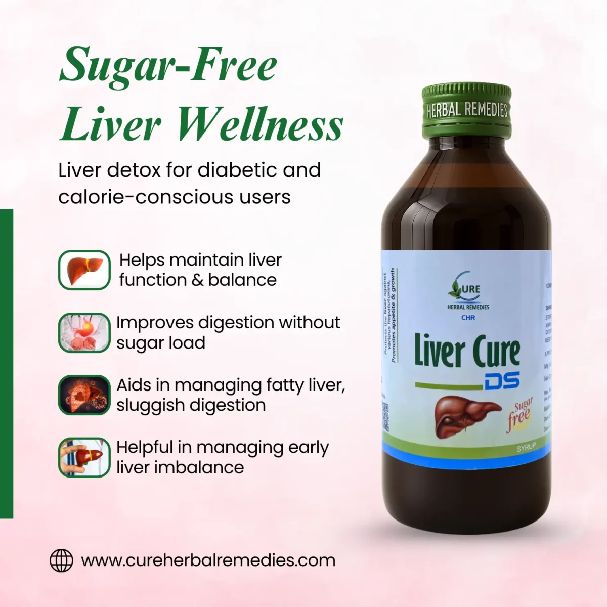 Liver Cure DS Sugar Free Syrup - Image 2