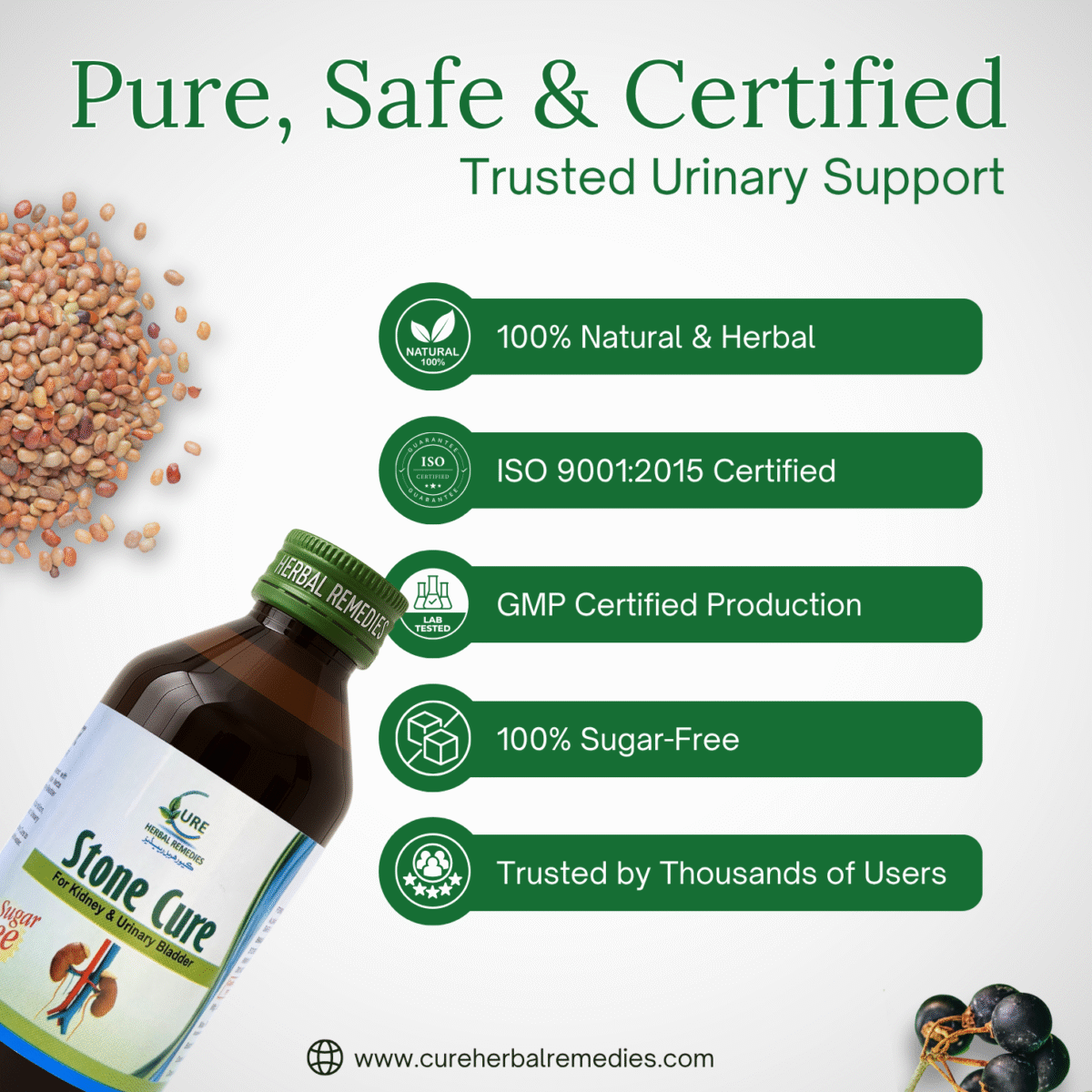 Stone Cure Syrup Sugar Free - Image 4