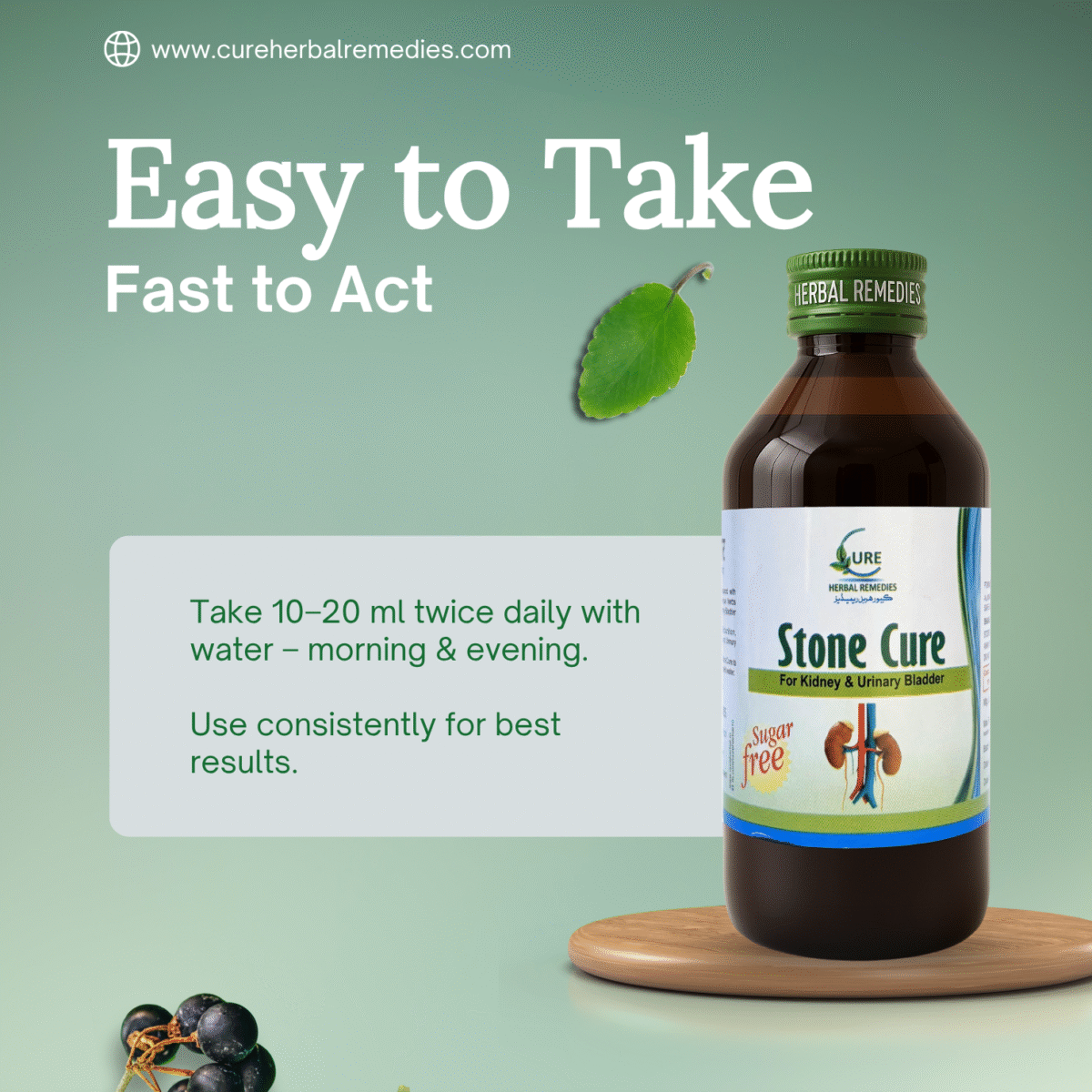 Stone Cure Syrup Sugar Free - Image 5