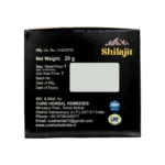 Shilajit Resin Label